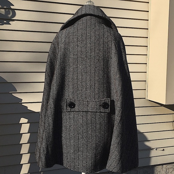 🆕 Cejon Button Down Capelet Cape Coat NWT! - Picture 3 of 3